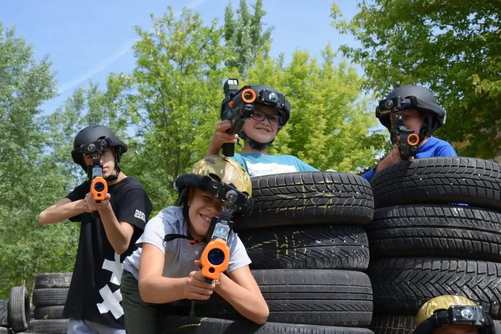 Laser game pendant un anniversaire